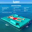 2025 Upgrade Giant Inflatable Floating Mat-Pool Float Lake Floats for Adults with Pool Hammock Pool Mats for Floating Swimming Pool Beach Lake for Summer Water Party