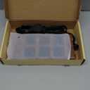 TOPREK Surge Protector Power Strip (2100J), 6 Widely-Spaced Outlets with 2 USB-C & 2 USB-A, 6.5 FT Extension Cord with Ultra-Thin Flat Plug, Wood Finish Power Strip with USB for Home, Office