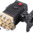 Pressure Washer Direct Drive Triplex Plunger Pump EZ4040G EZ4040 RRV4G40 Forged Brass Head 3400 RPM 4000 PSI 4.0 GPM 1" Hollow