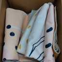 Lahome Pink Rug for Living Room - 5x7 Area Rug Washable Non-Slip Boho Rugs for Bedroom Throw Cute Soft Kids Nursery Rug, Abstract Botanical Print Carpet for Classroom Dorm Entryway Office Dining Room