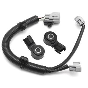 2Pcs 82219-35020 Knock Detonation Sensor and Harness, Replacement for 4Runner 2003-2017, Tacoma Tundra 2003-2015, FJ Cruiser 2007-2014 V6 4.0L, Replaces 82219-0C010