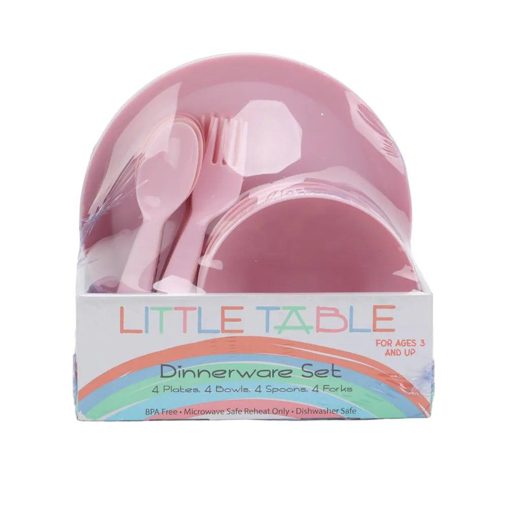 Set Of 2: Little Table Dinnerware Set For 4 Person; Mug 13 Oz