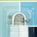 DI TOP FLIGHT HEAVY DUTY PADLOCK pack of 3