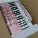 Kids Piano Keyboard, Digital Piano for Kids, Music Educational Instrument Toy, Wood Toy for 3+ Girls and Boys (Pink, 37 Keys)