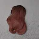 Honygebia Pink Wigs with Bangs - Long Ombre Pink Wigs for Women, Light Wavy Heat Resistant Hair Pink, Synthetic Dark Root Natural Looking - Best Wig for Halloween/Christmas/Cosplay/Party