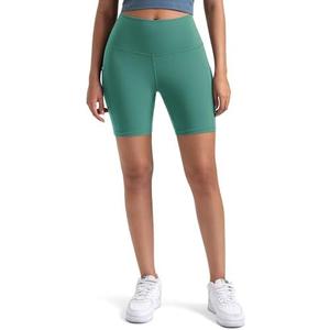 Colorfulkoala Women's High Waisted Biker Shorts with Pockets 6" Inseam Yoga Tummy Control Short.M