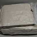 Monbix Queen Comforter Set - 7 Pieces Beige Bed in a Bag Queen Bedding Sets with Comforters, All Seasons Comforter Bed Set with Sheets, Pillowcases & Shams (Queen(90"X90"))