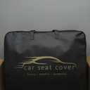 Red Car Seat Covers Full Set, Universal Leather Seat Cover for Cars 5 Seats, Waterproof and Breathable Automotive Seat Cover Front and Rear Seat Covers for Most Trucks, Sedans, SUVs