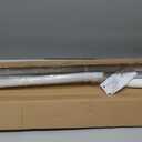 ALLZONE Adjustable Tension Curtain Rod, 40-121 inches, Heavy Duty Curtain Rods No Drilling, Anti-Slip Tension Rod for Window, Shower, Outdoor & Patio, Easy to Install, 1.26In Diameter, White