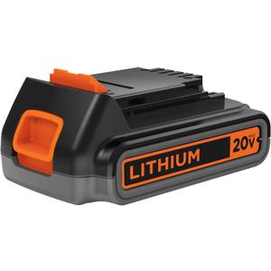 BLACK+DECKER 20V MAX Lithium Battery POWERCONNECT 2.0Ah Cordless Tool Battery Packs, Lightweight Power Tool Battery, Charger Sold Separately (LBXR2020-OPE)