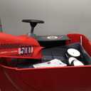 Radio Flyer Ride On Kids Toy, Indoor and Outdoor Sport Car with Ramp, 500, Red