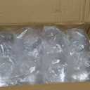 Goodluck 40 PCS Diamond Stemless Plastic Wine Whiskey Glasses, 12 Oz Disposable Cocktail Glasses, Suitable for Weddings, Birthday Parties, Family Gatherings, Bars, etc (Clear)