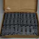 Etarnfly 42PCS City Train Tracks, Classic Accessories, Railroad Building Toy Compatible with All Major Brand - 38 Straights, 2 Left Right 45° Intersection Rails, 2 Flexible Rails