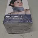 Neck Brace for Sleeping - Cervical Collar Relief Neck Pain and Neck Support Soft Foam Wraps Keep Vertebrae Stable for Relief of Cervical Spine Pressure for Women & Men Prussian Blue Medium Size