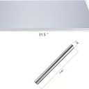 MYOYAY Stainless Steel Cutting Board with Lip, Extra Large Chopping Board 31.5 x 19.69 Inch Heavy Cutting Board with Rolling Pin Baking Board Kitchen Pastry Board For Meat Vegetables cake