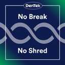 DenTek Advanced Clean Floss Picks with No Break & No Shred Dental Floss, Plaque Remover, 150 Count, Pack of 6