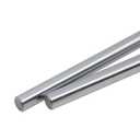 2PCs 8mm x 500mm (.315 x 19.69 inches) Case Hardened Chrome Plated Linear Motion Rod Shaft Guide - Metric h8 Tolerance