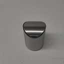Small Mini Trash Can with Lid, Brushed Stainless Steel Small Tiny Mini Trash Bin Can, Mini Countertop Trash Cans for Desk Office, Swing Top Trash Bin 1.5 L/0.40 Gal (Silver)