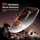 2 x GolbinBox 3-Pack Privacy Screen Protector for iPhone 15/16 6.1 Inch,Military-Grade Shatterproof Anti-Spy HD Tempered Glass with Installation Tray,Dust and Bubble Free,9H Hardness,Anti - Fingerprint