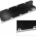 551629 LS Gen 3 Valley Pan Cover Plate Endxedo Low Profile Custom Knock Sensor w/Bolts Fit for LSX LS1 LM7 LR4 LQ4 LS6 L59 LQ9 LM4 L33 (Black)