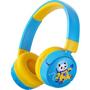 Kids Headphones Bluetooth for Boys, Toddler Headphones Wireless for School, 85/95dB Volume Limited, 50H Playtime, Bluetooth 6.0, Built in Mic, Fast Charging for Tablet, iPad, Cellphone