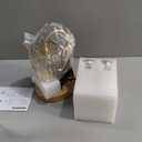 Candle Warmer Lamp with Timer, Birthday Gifts for Women Mom, Height Adjustable Candle Lamp Warmer for Jar Candles, Dimmable Wax Melt Warmer with 2 Bulbs, House Warming Gifts New Home Decor (Amber)