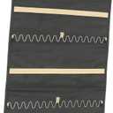 TENDYCOCO Double-Side Jewelry Hanging Organizer Bag Storage for Earrings Necklaces Bracelets Wall Hanging Pouch