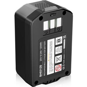 20V 6.0Ah Battery, Replacement for Hoover 20V Battery BH03100 BH03100PC BH03120 BH03120PC, Compatible with Hoover Air Cordless Vacuum BH50100 BH50110 BH50111 BH51120PC BH52100PC BH52150PC BH52160
