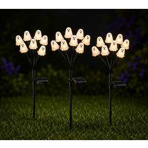 3 Pack Solar Ghost Pathway Lights