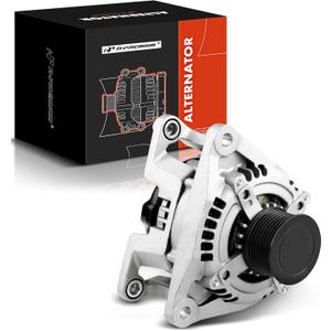 A-Premium Alternador compatible con Dodge Ram 2500/3500 2007-2010, Ram 4500/5500 2008-2010 y Ram 2500/3500/4500/5500 2011-2013, L6 6.7L, 145Amp 12V CA. W 8 ranuras Polea, Reemplazar # 4801311AD