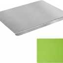 Stainless Steel Cutting Board with Lip, Extra Large Non Toxic 304 Metal Cutting Board for Kitchen, Non-Slip Mat Included, Chopping Board for Meat Veggies Dough Baking, 23.6" x 19.7"