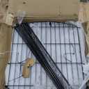 INJOPEXI Garden Fence 12 Panels 23.6ft (L)24in (H) Decorative Garden Fences with 12 Panels Rustproof Wire No Dig Animal Barrier Fencing Dog Fence for Yard Outdoor Patio - Without Fence Gate