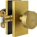 Passage Door Knobs Interior, Antique Brass Door Knobs for Closet, Antique Vintage Door Handles for Hall