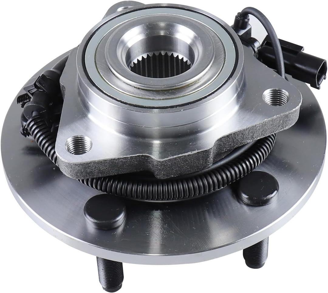 Front Wheel Hub & Bearing Assembly Fits for Ram 1500 20122018 & Ram 1500 Classic 20192022 (Front; All Models); w/ABS, 5-Lug, Replace OE 515151