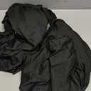 Table Covers for 6 Foot Tables, 2 Pack Black Washable and Wrinkle Resistant Stretch Tablecloths Rectangle 6ft for Events, Wedding, Banquets, Parties (72" x 30" (Rectangular) 2Pack)