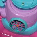 SLOOSH Bubble Lawn Mower Toddler Toys - Spill-Proof Bubble Machine Pretend Gardening Toy for Age 1 2 3 1-3 Year Old Toddler Indoor Outdoor Use, Baby Girl Push Toys Easter Birthday Gift (Pink)