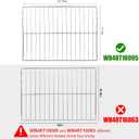 WB48T10095 Oven Rack for GE Range Oven Stove Wire Rack Replacement 23.75" x 17.4", WB48K5019 AP5665850 PS249547 WB48K0001 WB48K4 for GE Hotpoint Gas Range Oven Wire Rack