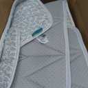 Biloban Baby Play Mat, 50x50 Baby Play Mats for Floor, Thick Foam Floor Playmat for Baby Playpen for Babies & Toddlers, Foldable & Soft One-Piece Crawling Playpen Mat for Kids, Blue Leaf