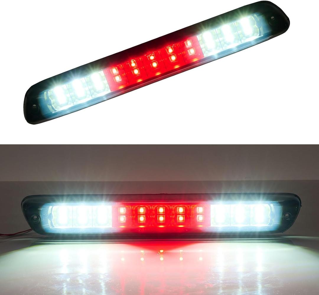 Third 3rd Brake Light LED for 2004-2012 Chevy Colorado, High Mount Rear Brake Lights Assembly for 04-12 GMC Canyon, Waterproof Center Cab Cargo Lamp Stop Light