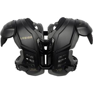 LEGION Protective M-150 Junior Varsity Football Shoulder Pads, Patents Pending, Lightweight, Optimized Mobility, Enhanced Impact Protection, Industry-Best Ventilation and Cooling (Extra Large)