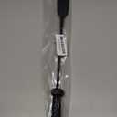 OBTANIM 18 Inch Riding Crop PU Leather Horse Whip Crop for Equestrian Horses (Black)