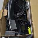 AT&T CL84307 Dect 6.0 Expandable Corded/Cordless Phone with Smart Call Blocker, Silver/Black with 3 Handsets