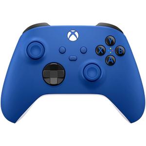 Xbox Wireless Gaming Controller | Shock Blue | Console, PC, & Android | Textured Grip | Wireless, Bluetooth, USB-C Connectivity