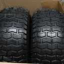 (2-Pack) 18" Tubeless Tires On Rims - 18x8.5-8 Tire and Wheel Assemblies - 4-Lug 4" Center - 2.83" Center Bore - Load Range B Max Tire Weight of 815 Lbs - Compatible with Alumacraft Boat Trailers