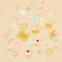 Esdallina Junk Case Charms Cute Yellow 3D Cartoon Phone Case Resin Charms Kit with Large Figurine and Cream Glue