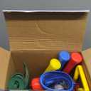 Liberry Toddler Golf Set with Putting Mat for 2 3 4 Years Old Boys Girls, Upgraded Kids Golf Cart with Unique Shoulder Strap Design, Indoor and Outdoor Golf Toys Gifts