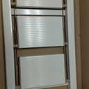 GameGem 3 Step Ladder, Folding Step Stool with Wider Pedal, Anti-Slip Feet & Non Slip Stripes, Aluminum Sturdy Material, 300Lbs Capacity, Elegant Look of Cream Chocolate Better Matches Your Home