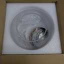 DSMJFU Semi Flush Mount Ceiling Light, Vintage Small Ceiling Light Fixture, Thickened Glass Hallway Lighting Fixture, Brass Kitchen Ceiling Mount Light for Entry Way, Bedroom, Bathroom, Porch