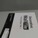 Art3d 10-Sheet Peel and Stick Backsplash Tile for Kitchen Bathroom Fireplace Laundry Room in White Marble Tone (13.4" x 11.8", White Slate with Silver Studded)