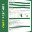 60Pcs Knee Patches - Fast Acting Relief for Knee, Joint & Muscle Discomfort, Wormwood Extract, Long-Lasting Soothing Support for Joint/Back/Neck/Shoulder